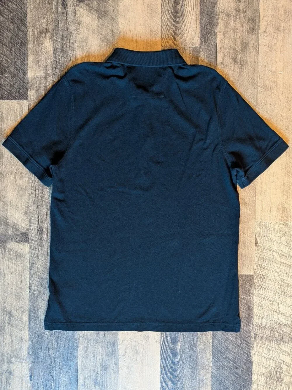 Banana Republic Polo Shirt Black Cotton Large